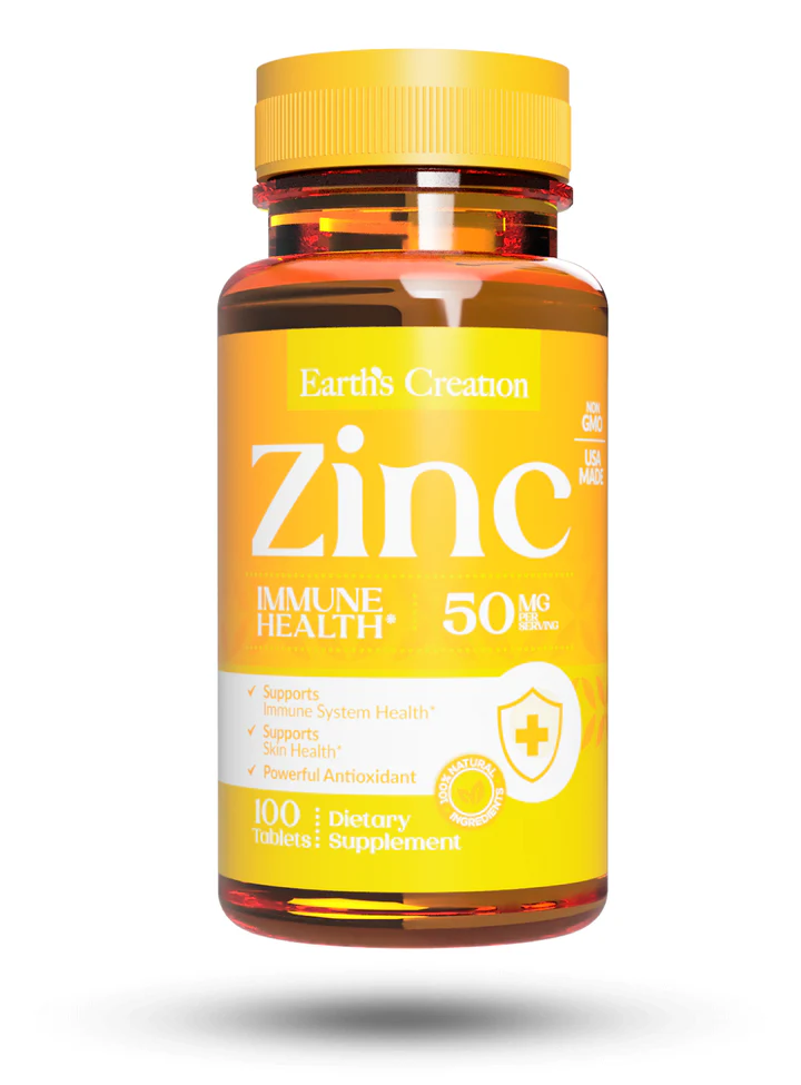 Earth's Creation Zinc Gluconate 50mg Tablets 100's