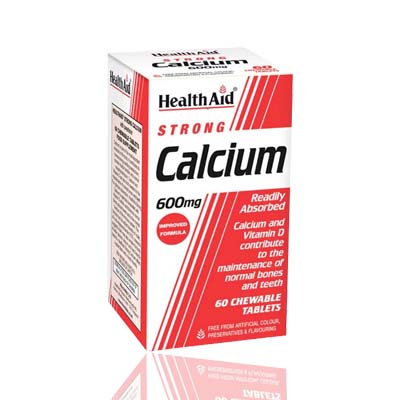HealthAid Strong Calcium 600mg Chewable 60's
